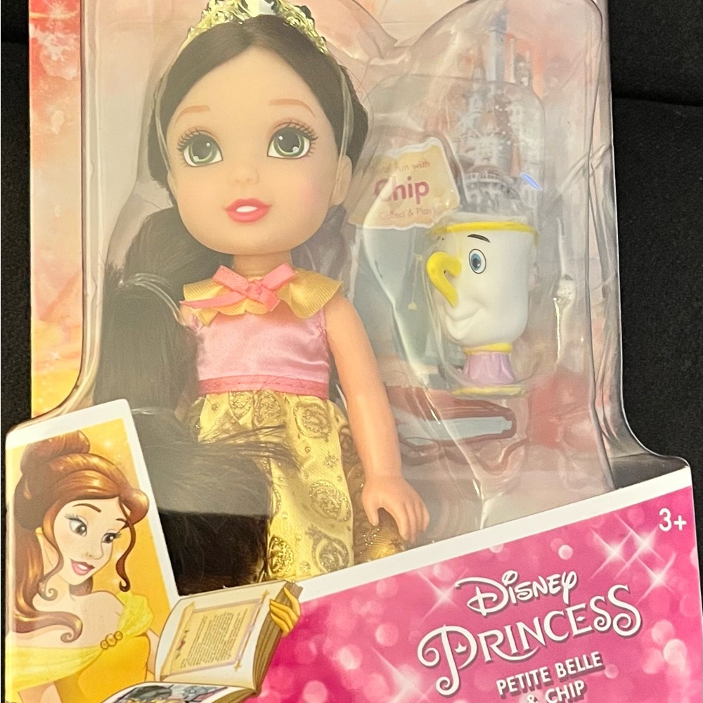 Disney Princess Belle Doll with Chip Accessory
